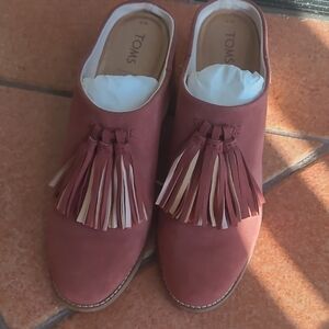 TOMS Women's Tassel Mules
